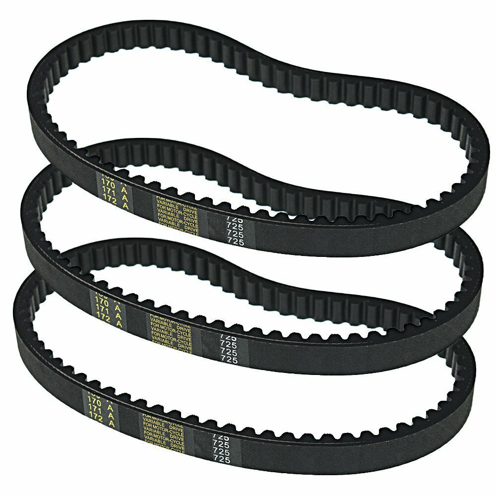 3X Go Kart Drive 725 Belt For 30 Series Torque Converter Clutch Set Assymetrical