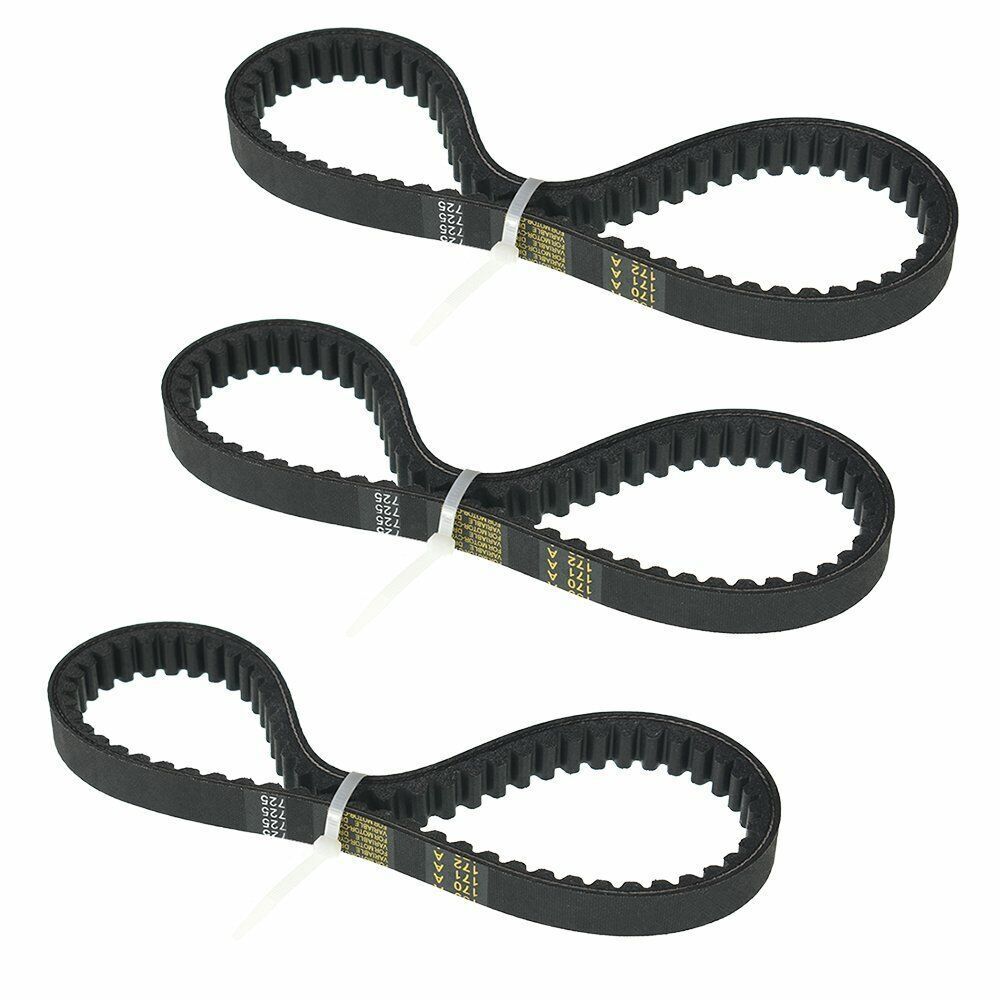 3X Go Kart Drive 725 Belt For 30 Series Torque Converter Clutch Set Assymetrical