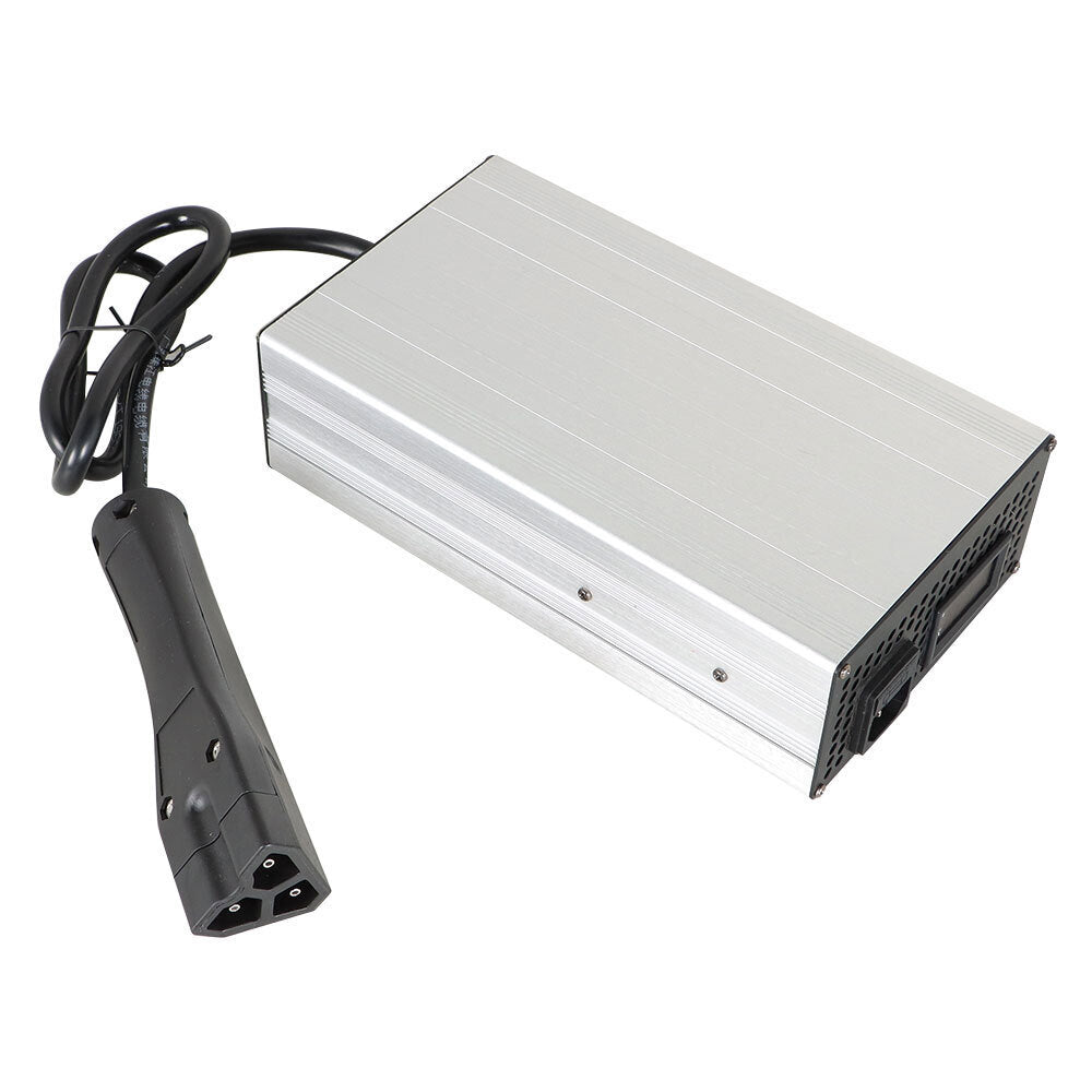 Golf Cart 48V 15A Battery Charger with RXV Plug/LED For Club Car EzGo Yamaha
