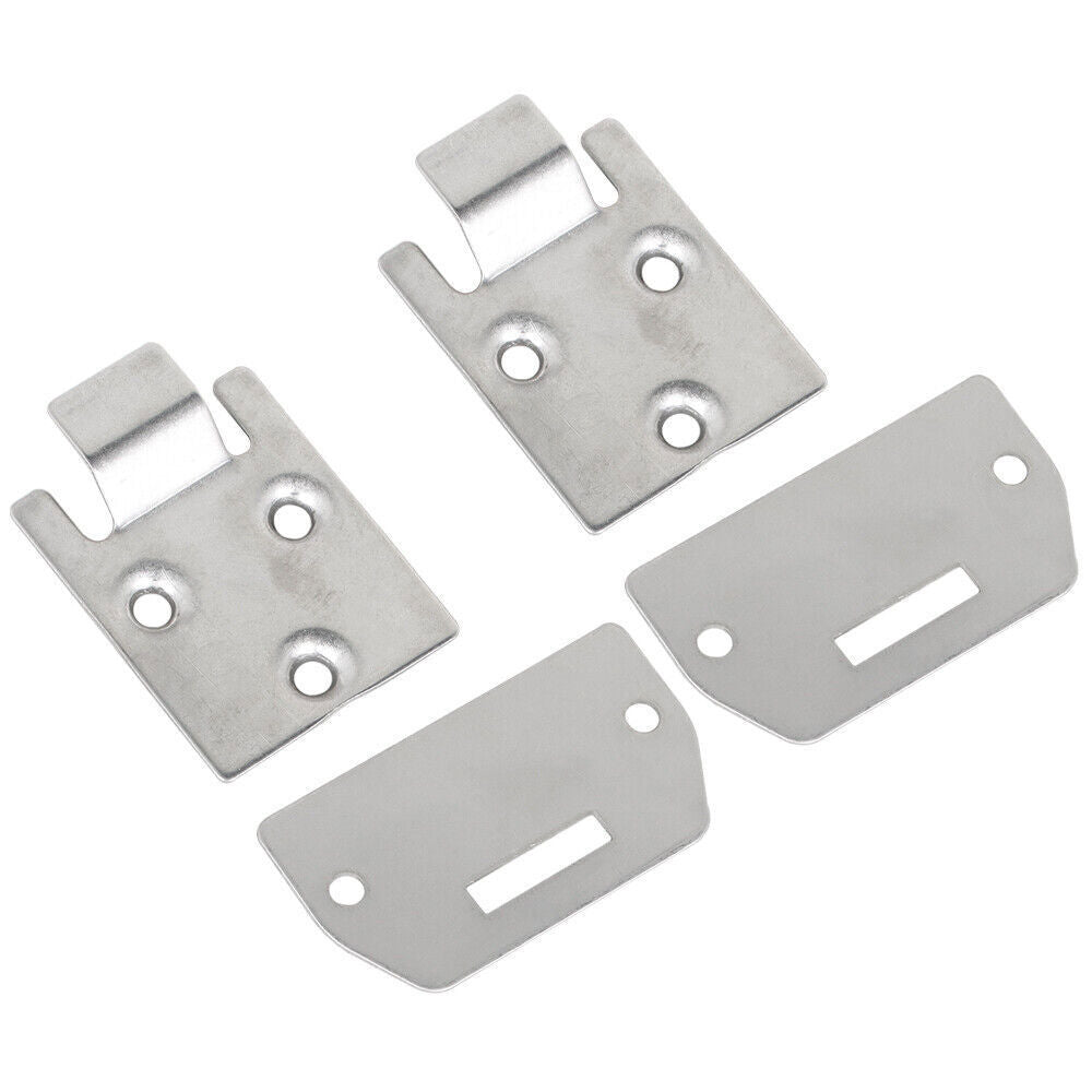 Set of 2 Seat Bottom Hinge & Plate for EZGO MPT/Workhorse G&E Golf Cart 2001+