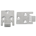 Set of 2 Seat Bottom Hinge & Plate for EZGO MPT/Workhorse G&E Golf Cart 2001+