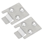 Set of 2 Seat Bottom Hinge & Plate for EZGO MPT/Workhorse G&E Golf Cart 2001+