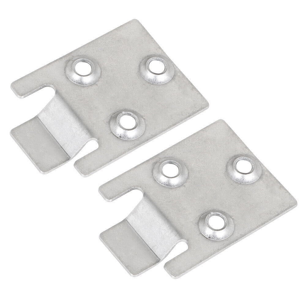 Set of 2 Seat Bottom Hinge & Plate for EZGO MPT/Workhorse G&E Golf Cart 2001+