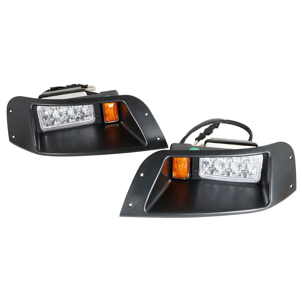 Headlight & Tail Light KIT For EZGO TXT, PDS, DCS Adjustable FULL LED LIGHT 12V