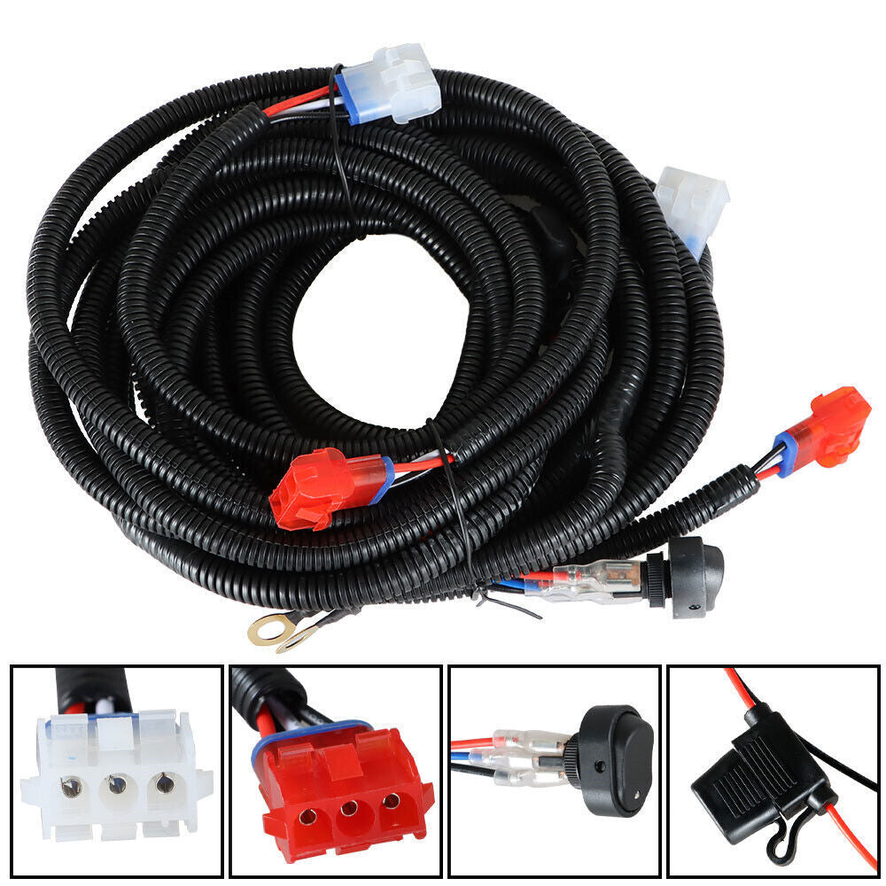 Adjustable Full LED Light Kit 12V Headlight & Tail Light For EZGO TXT 1996-2013