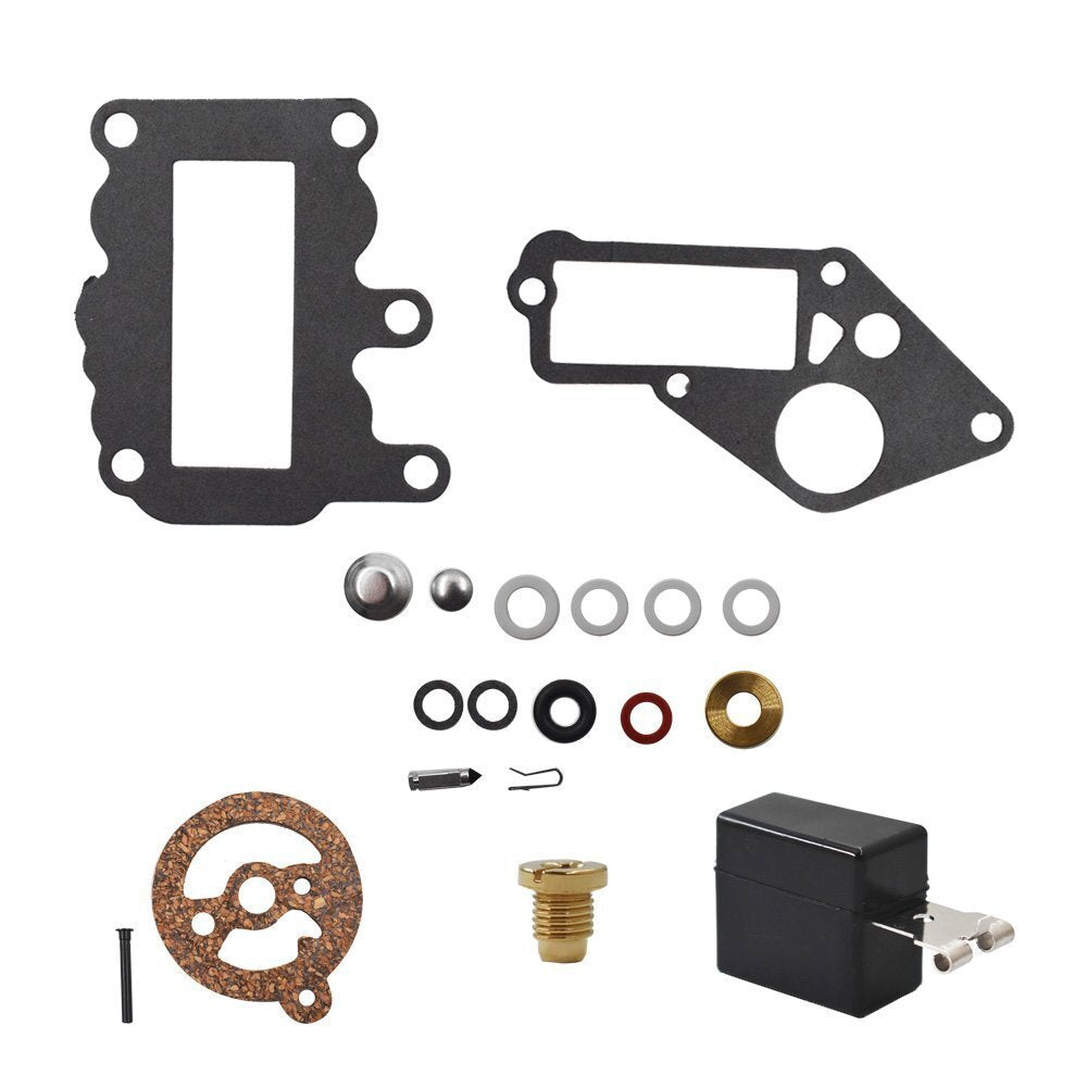 Carb Kit w/Float For Johnson Evinrude Outboard 9.5 BRP/OMC Carburetor 382048