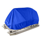 Dark Blue Boat Cover 21'-24' Waterproof Trailerable Heavy Duty Pontoon Beam 102"