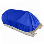 Dark Blue Boat Cover 21'-24' Waterproof Trailerable Heavy Duty Pontoon Beam 102"