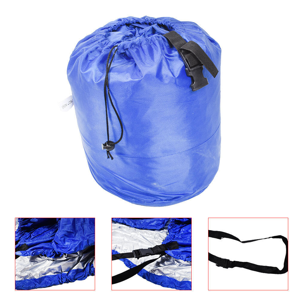 Dark Blue Boat Cover 21'-24' Waterproof Trailerable Heavy Duty Pontoon Beam 102"