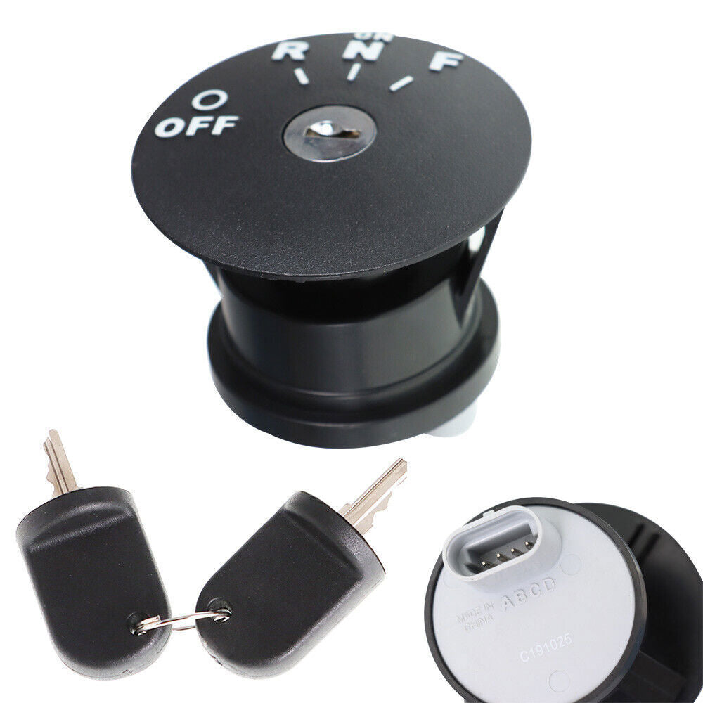 Ignition Key Switch Keys For 48V RXV EZGO Electric Golf Cart Years 2008-Up