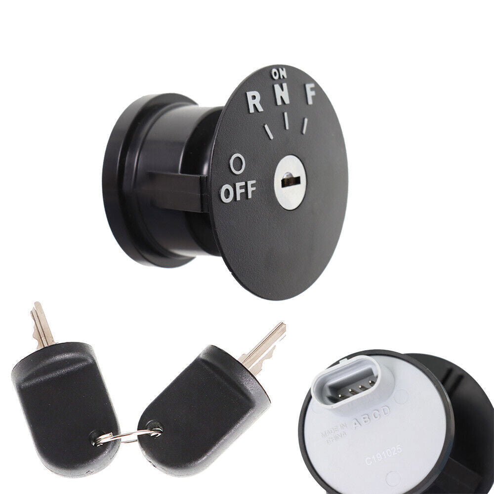 Ignition Key Switch Keys For 48V RXV EZGO Electric Golf Cart Years 2008-Up