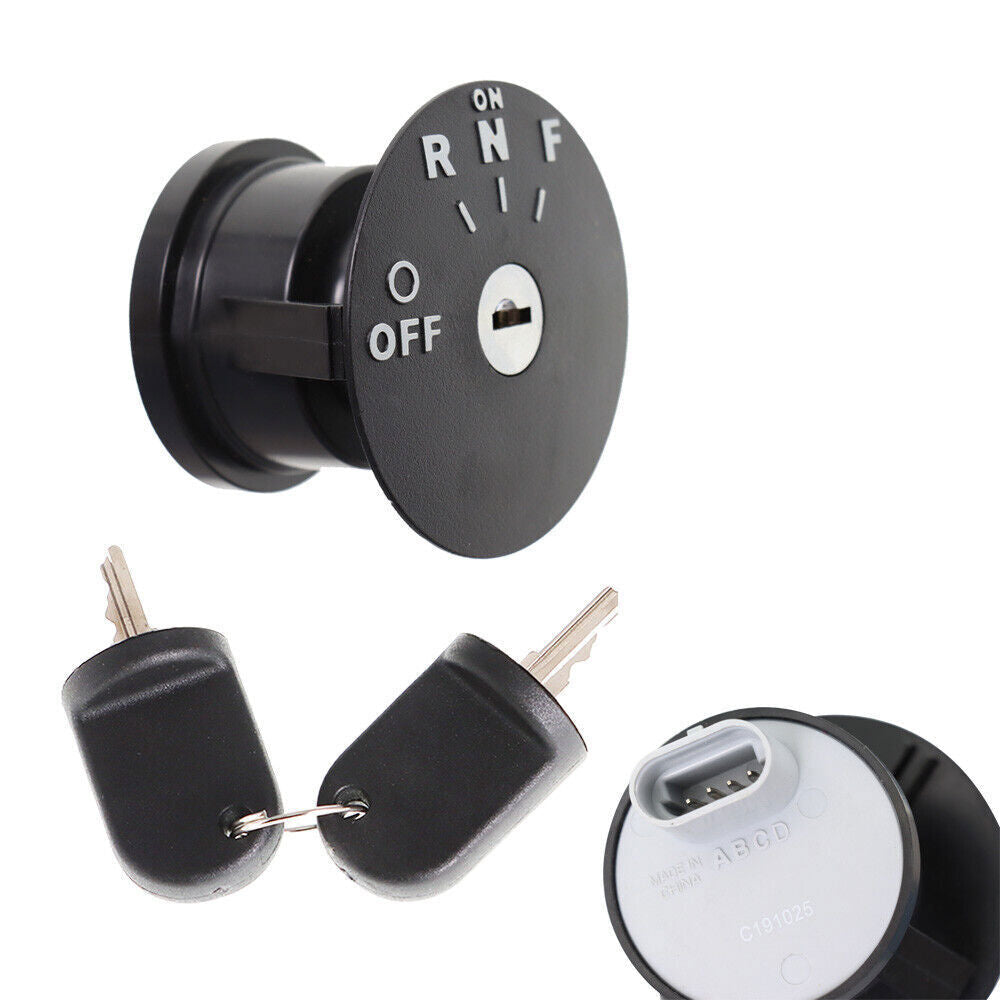 Ignition Key Switch Keys For 48V RXV EZGO Electric Golf Cart Years 2008-Up