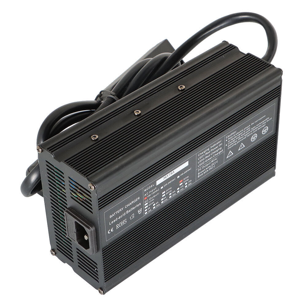 36V 16A Battery Charger with TXT D Plug For E-Z-GO Yamaha Club Car Golf Carts
