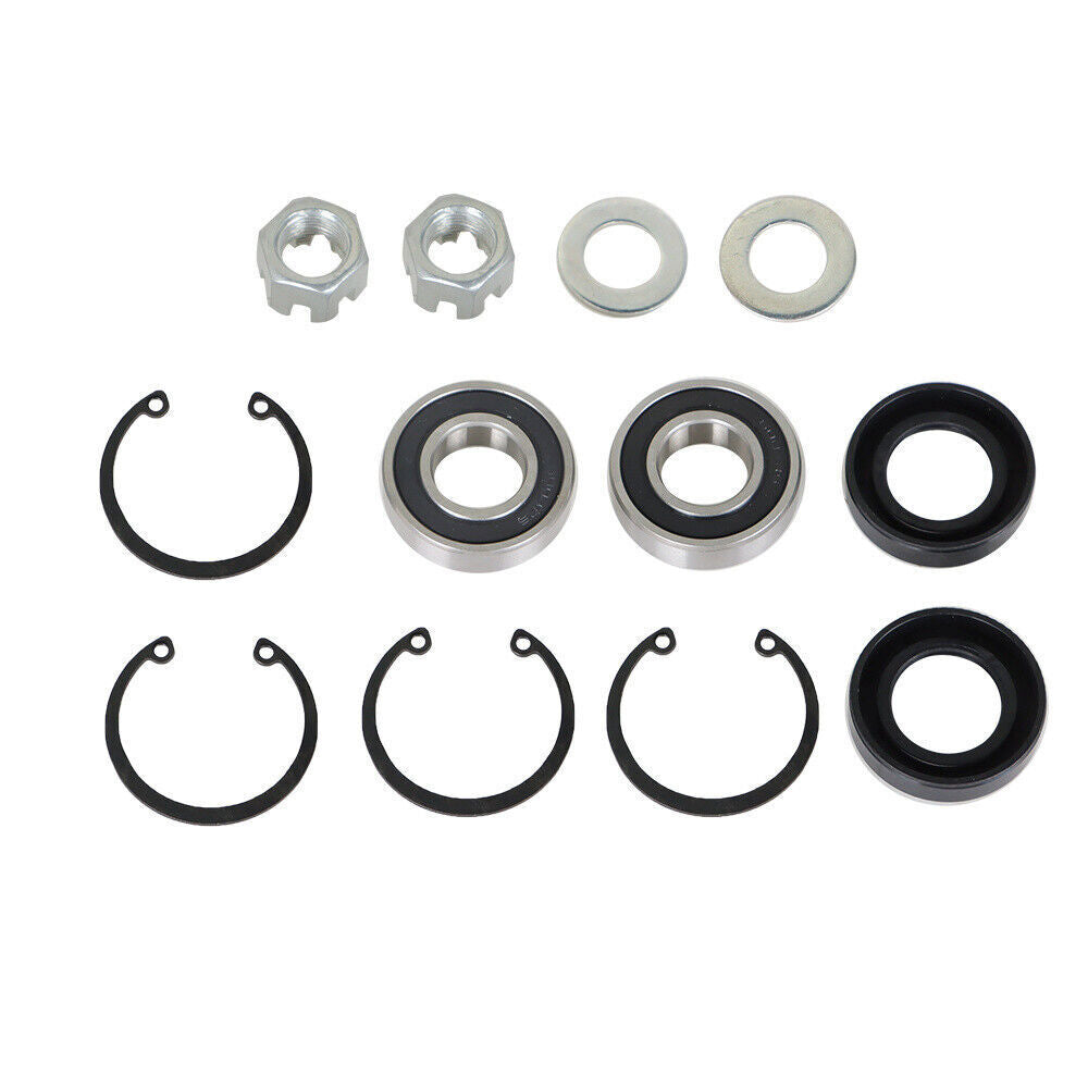 Rear Axle and Brake Hub Drum Assembly Kit For E-Z-GO Elec 1982-Up Golf Cart
