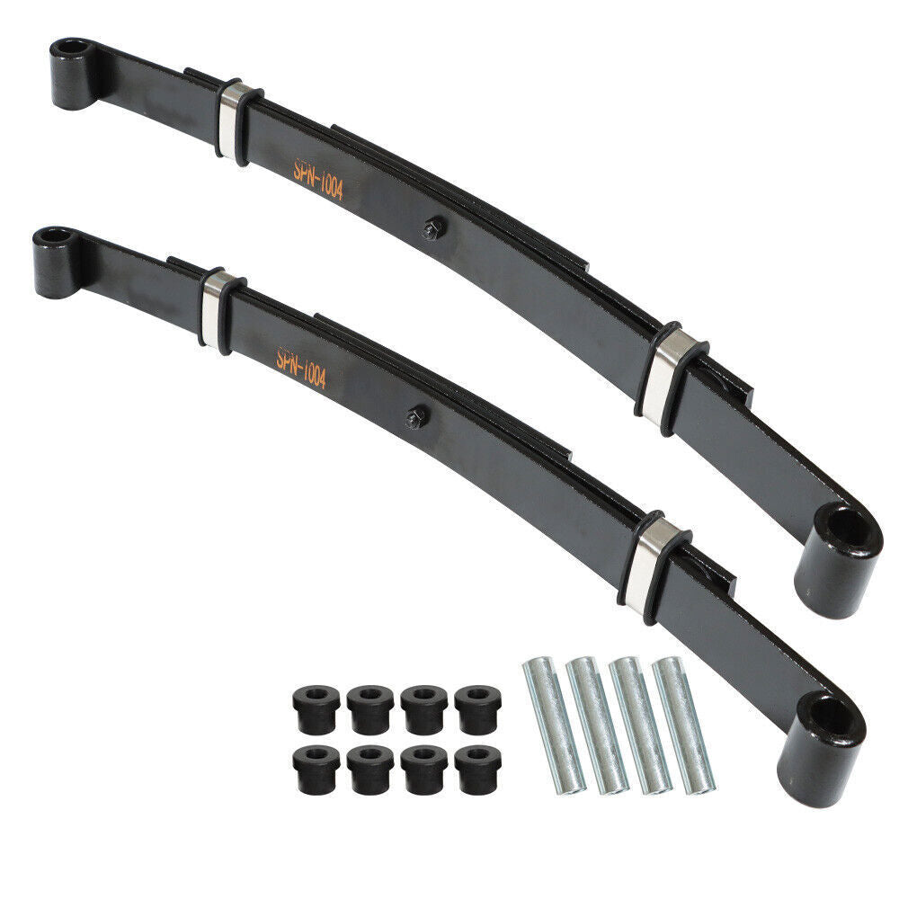 For E-Z-GO TXT 1996-2013 Golf Cart 2PCS 3-Leaf Heavy Duty Rear Leaf Springs