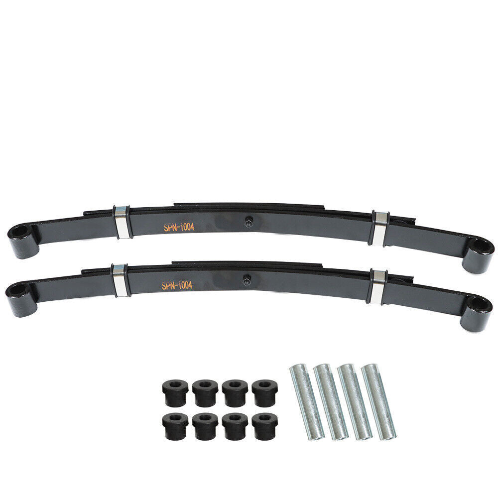 For E-Z-GO TXT 1996-2013 Golf Cart 2PCS 3-Leaf Heavy Duty Rear Leaf Springs