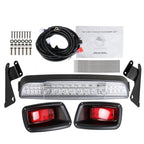 Golf Cart LED Light Bar Kit With LED Taillights For 1996-2013 E-Z-GO TXT