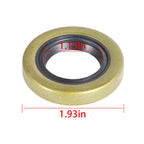 2 × Front Wheel Bearings+Seal Kit For Club Car DS Golf Cart Gas&Elec 1982-2002