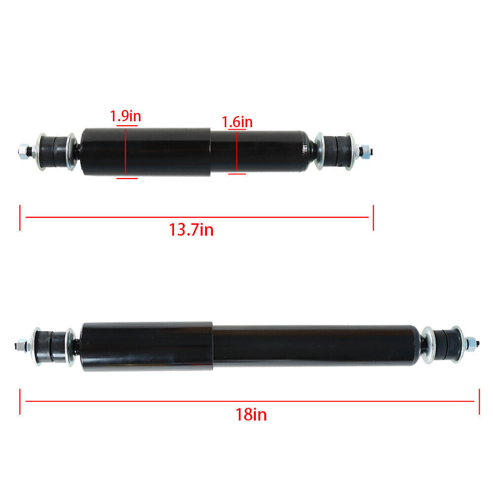 4× Front Rear Shock Absorber 70928-G01 76418-01 For EZGO TXT G&E Golf Cart 1994+