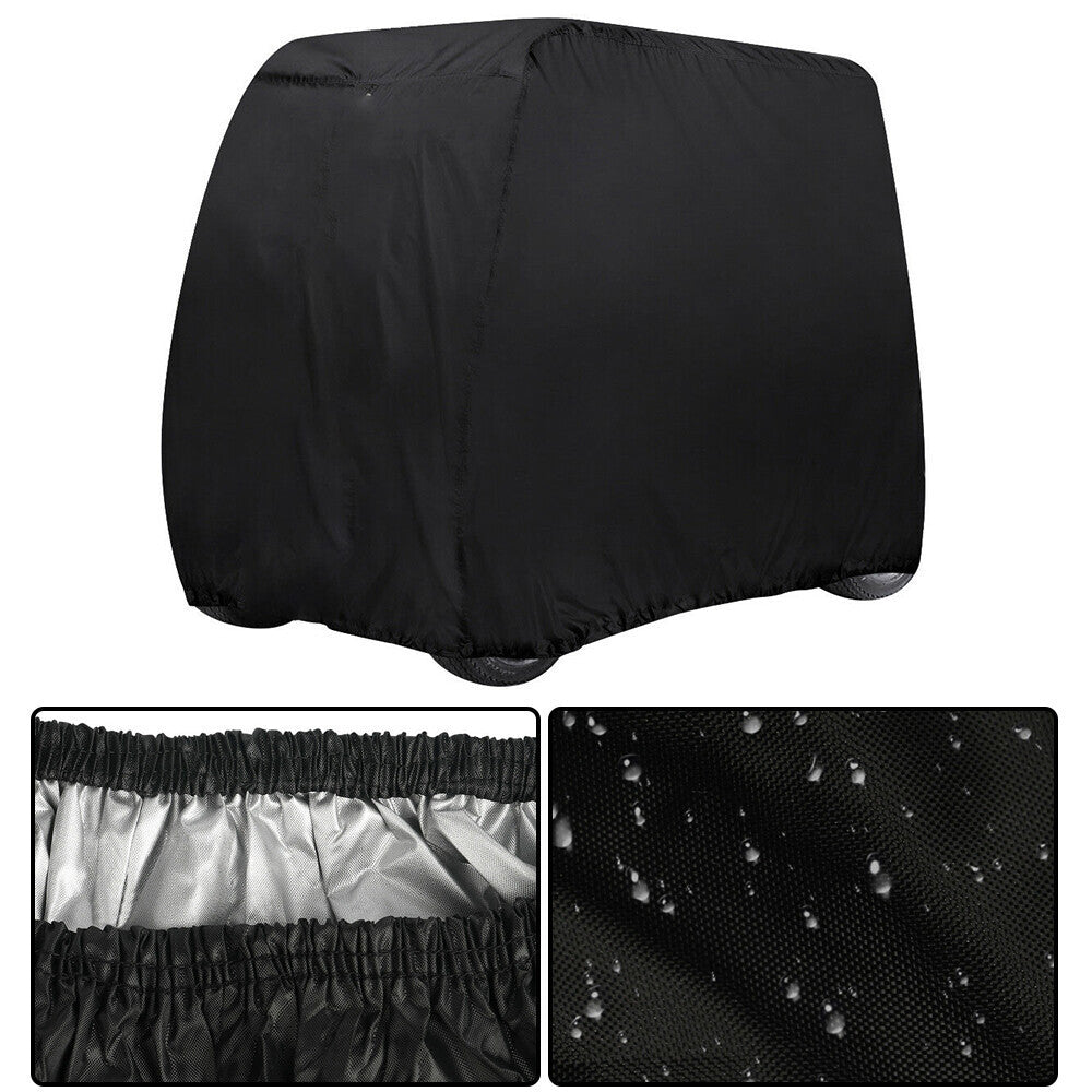 Golf Cart Cover Waterproof 4 Passengers For EZGO Club Car Yamaha  Storage Cover