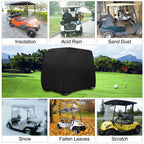 Golf Cart Cover Waterproof 4 Passengers For EZGO Club Car Yamaha  Storage Cover