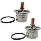 2X 76℃ 168.8℉ Regulator Thermostat 248-5513 6I4950 4W4794 for Caterpillar AD55