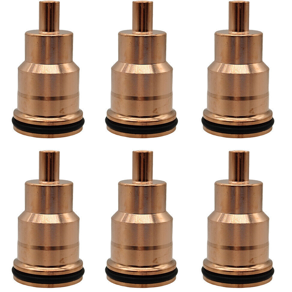 6X Injector Sleeve Tube Copper 3183368 Fit for Volvo D12 D16 Mack MP7 MP8 MP10