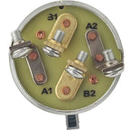 12V 50A 3 Position Forward Reverse Levered Rotary Switch 75712-04 On-Off-On DPDT