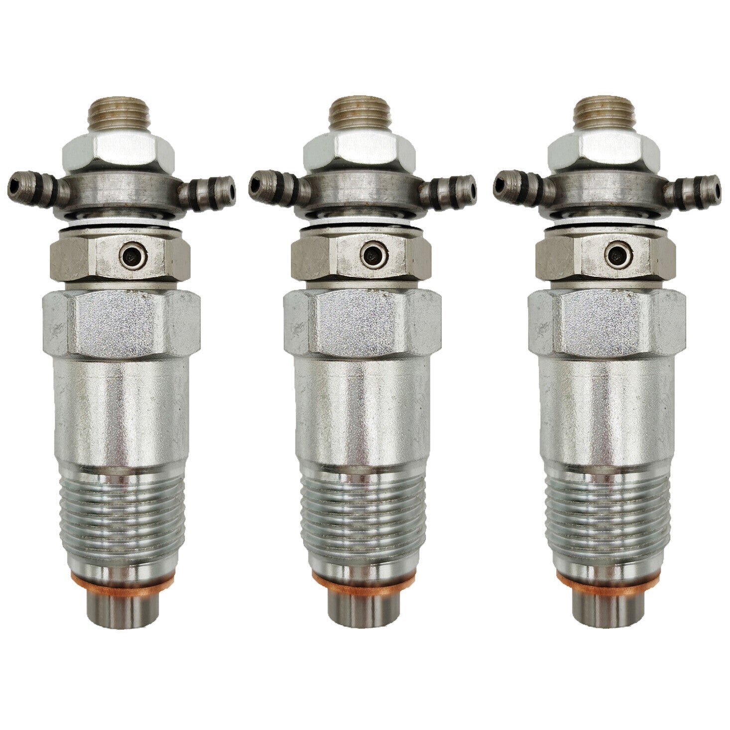 3X 15271-53020 Fuel Injector for Kubota V1902 V1702 D750 D850 D950 D1402 Engine