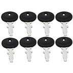 8X Ignition Key TX10998 for Fiat Ford New Holland White Oliver Allis Chalmers