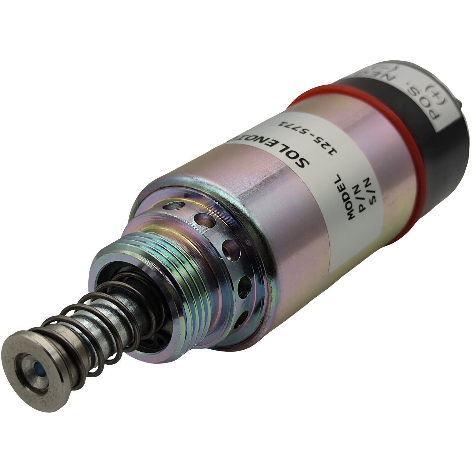 12V Fuel Shutoff Solenoid 125-5771 for Caterpillar CAT 3114 3116 3126 Engine