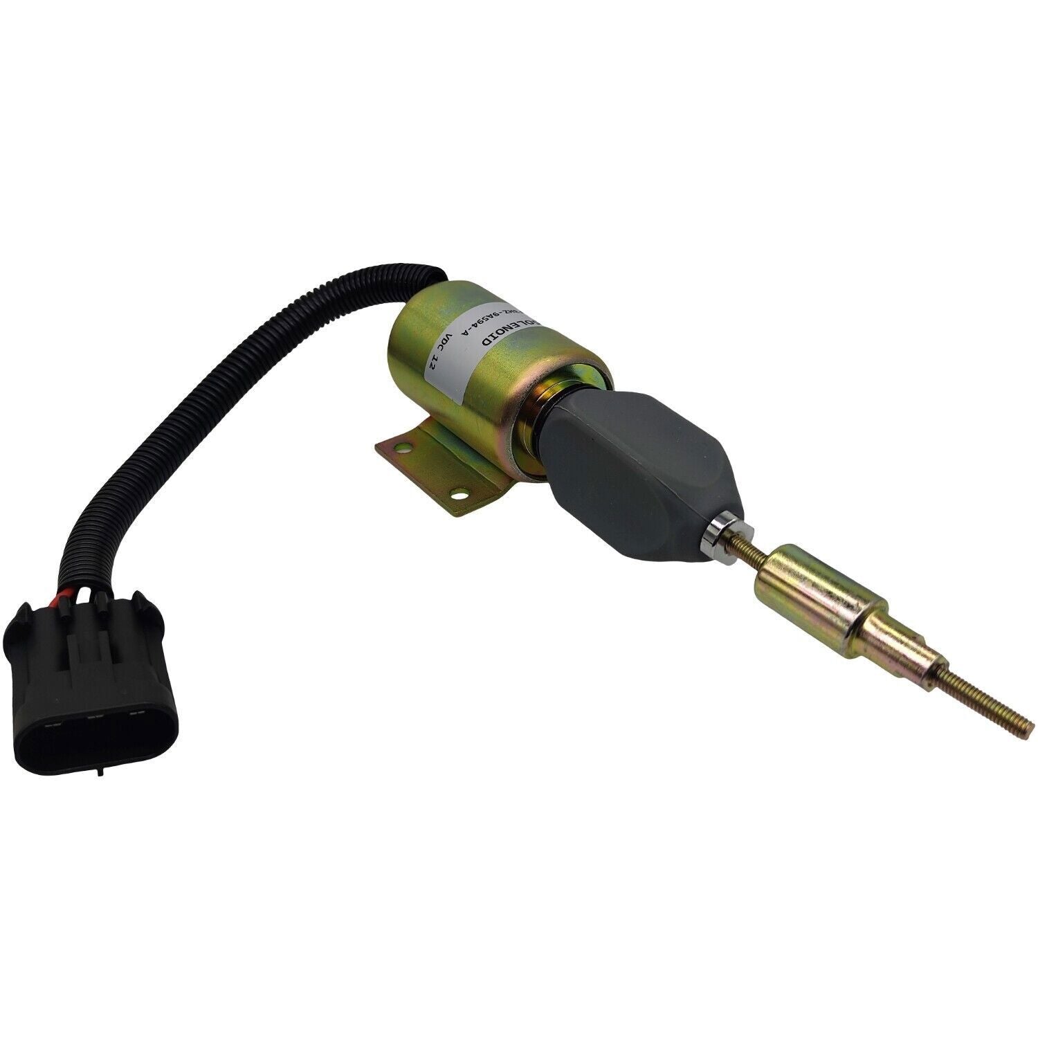 12V Fuel Shut Down Solenoid F3HZ-9A594-A Fit Ford 7.8 Diesel Engine SA-4273-12V