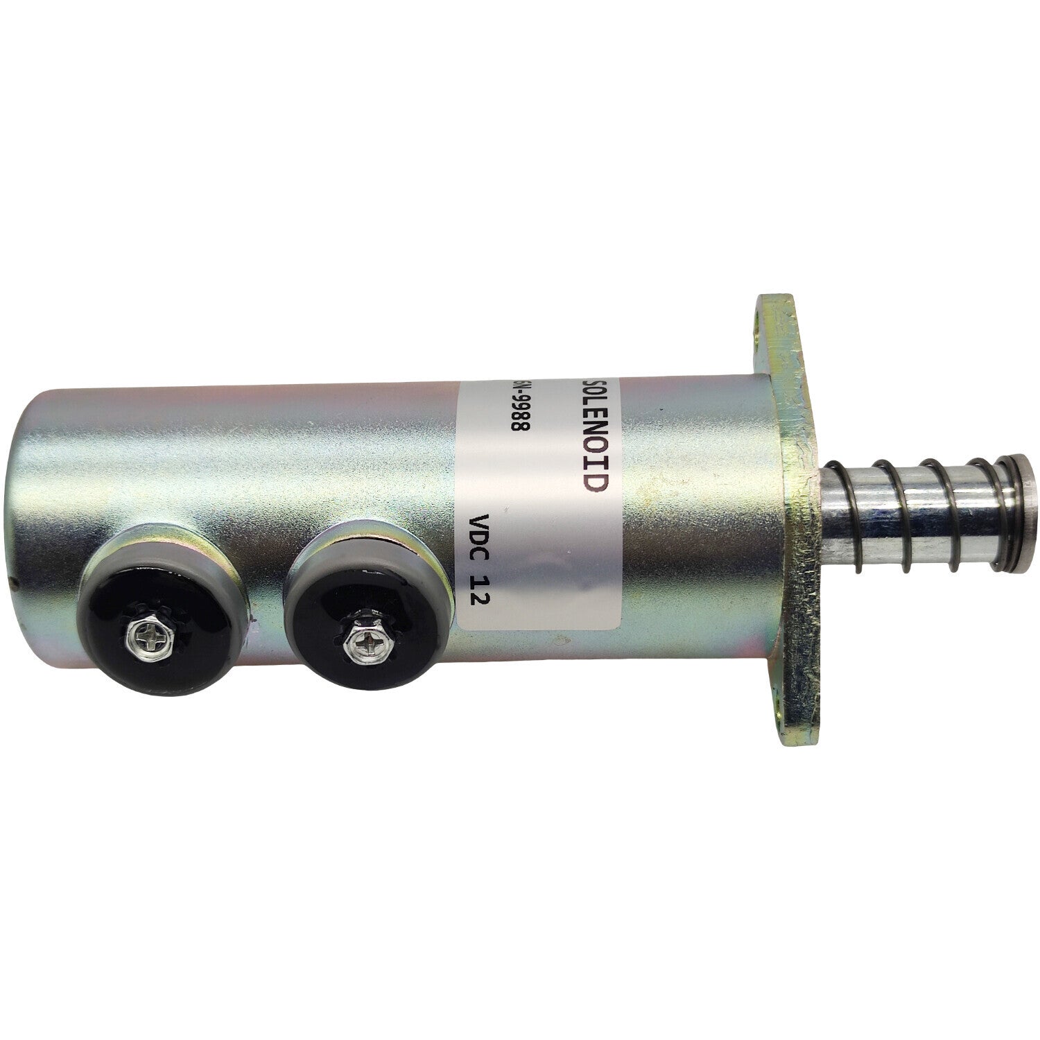 12V Engine Fuel Shutoff Solenoid 6N9988 6N-9988 for Caterpillar CAT 3208 3412