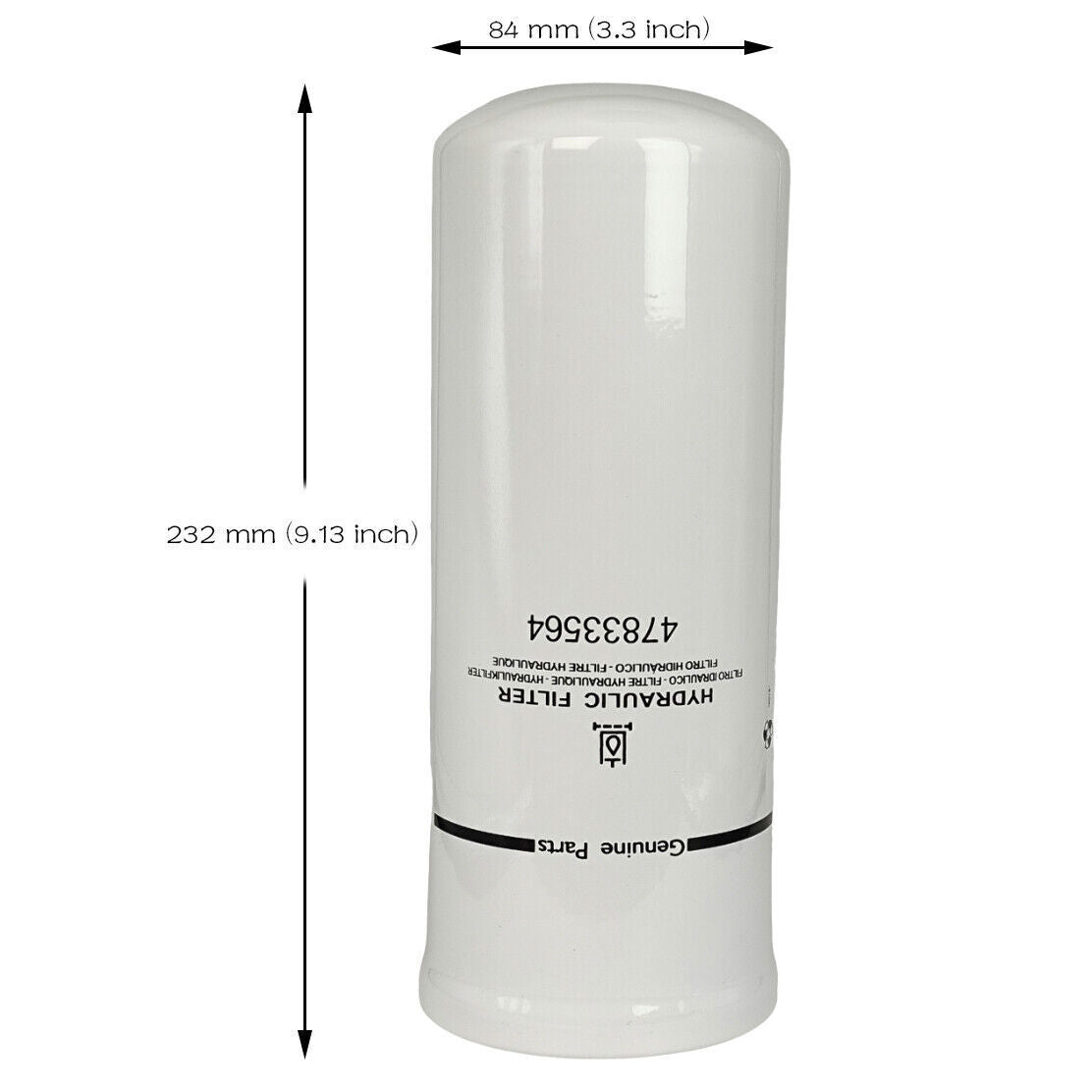 Hydraulic Filter 47710533 for New Holland C227 C232 C234 C238 L213 L215 L218