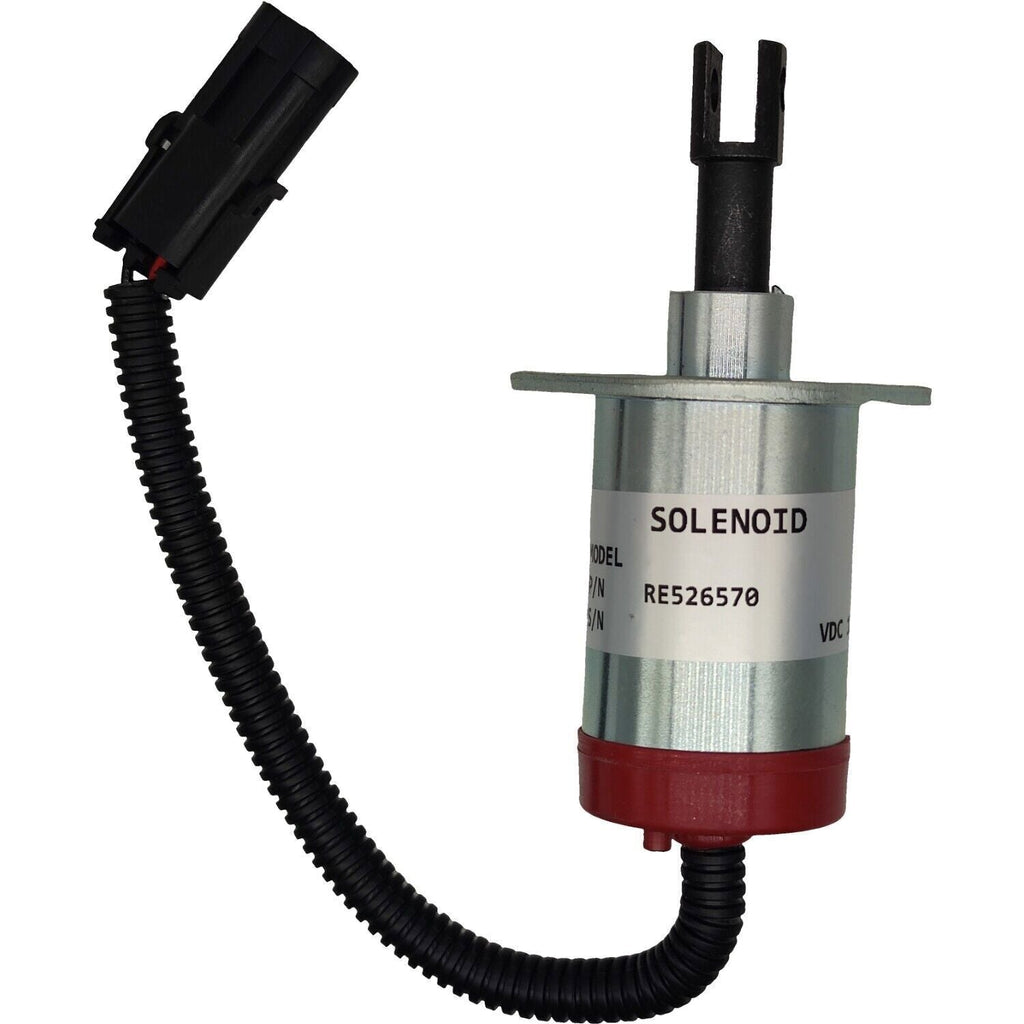 Stop Solenoid RE526570 for John Deere 315 317 320 325 328 332 CT315 CT322 CT332