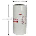 Fuel Filter Water Separator Replace Fleetguard FS20040 for International Truck