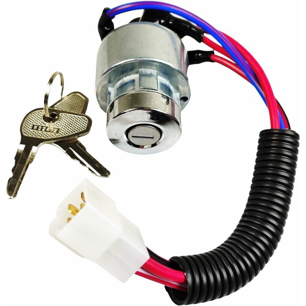 Ignition Switch 2 Keys for Kubota MX4700DT MX4700F MX4700H MX5000DT TC020-31822