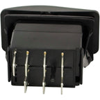 7 Pin ON-Off-ON Rocker Switch 91473127 for JLG with Red Light Carling