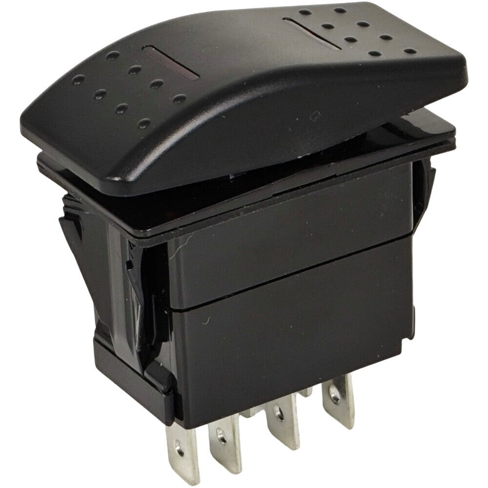 7 Pin ON-Off-ON Rocker Switch 91473127 for JLG with Red Light Carling