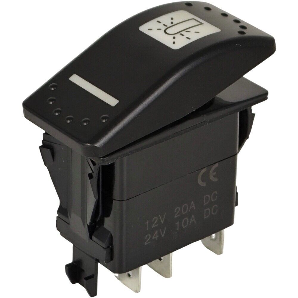 4 Pin ON-Off Rocker Switch 142-9327 for Caterpillar 216 226 228 232 236 242 246