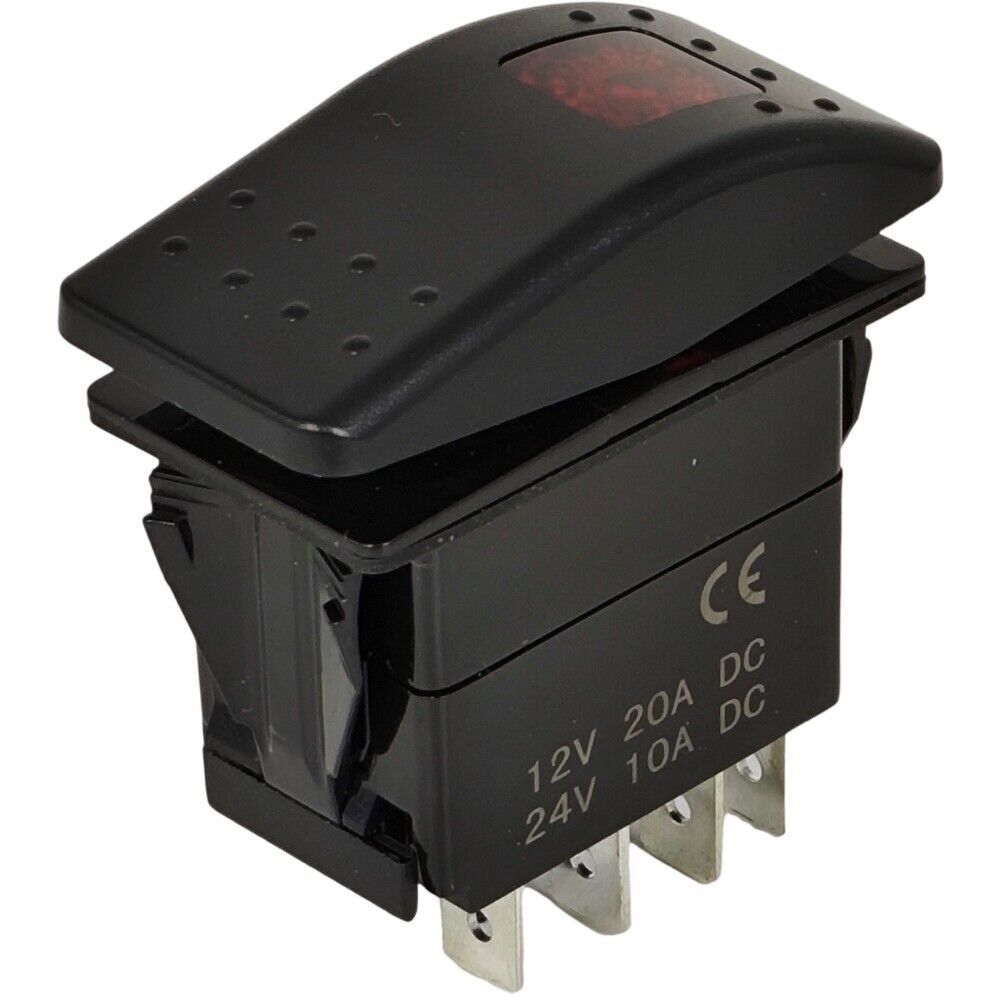 Rocker Switch 308-1062 for Onan Cummins Gasoline Gensets Remote Start Switch