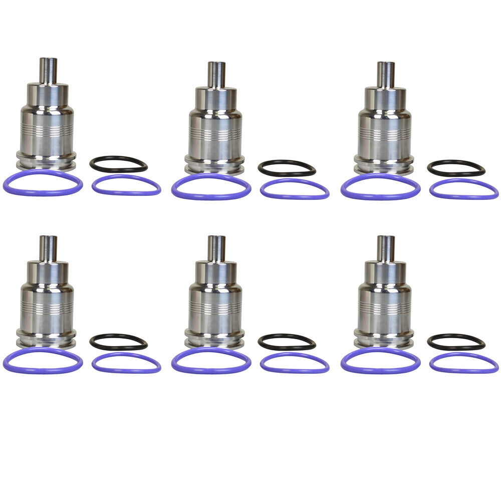 6X Fuel Injector Sleeve Cup Set 21515329 21401136 for Volvo D13 D11 D16