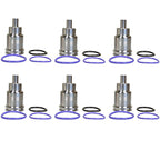 6X Fuel Injector Sleeve Cup Set 21515329 21401136 for Volvo D13 D11 D16