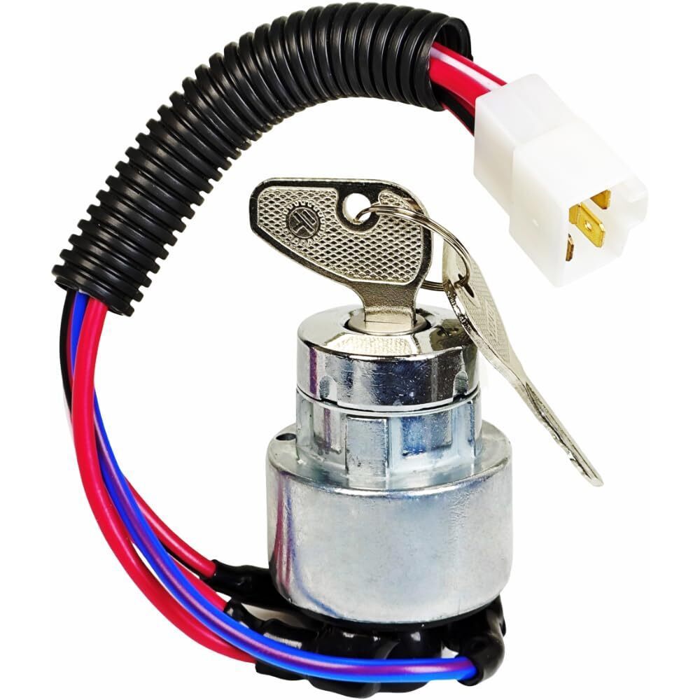 Ignition Switch TC020-31822 w/ 2 Keys for Kubota L3000 L3200 L3250 L4600