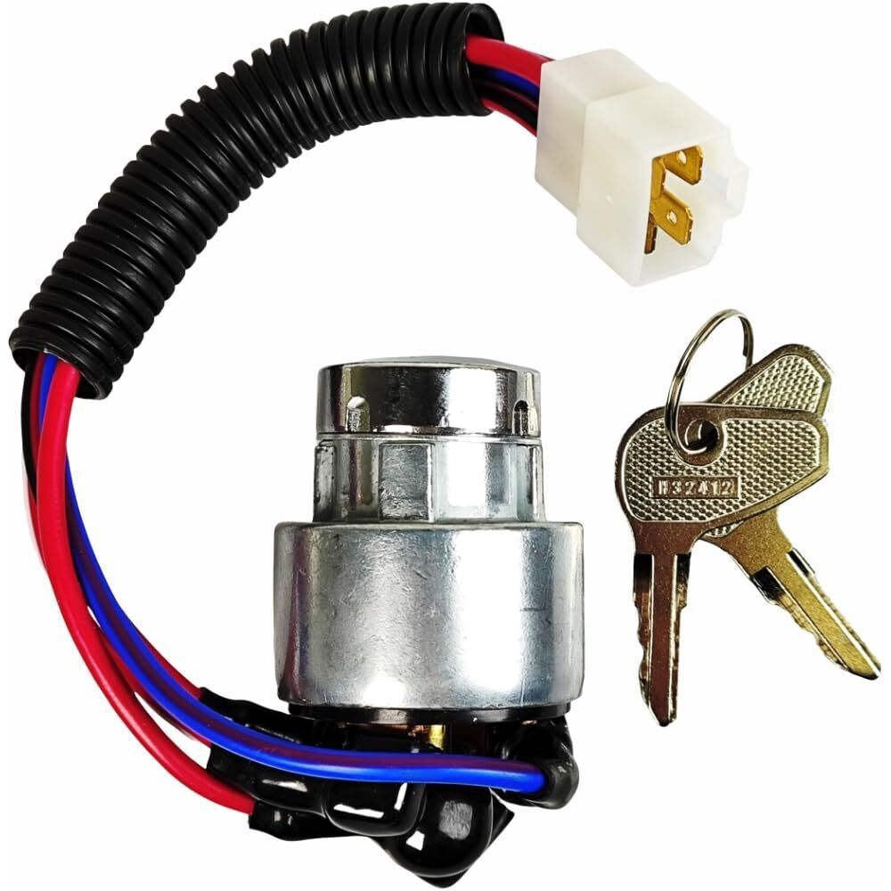 Ignition Switch TC020-31822 w/ 2 Keys for Kubota L3000 L3200 L3250 L4600