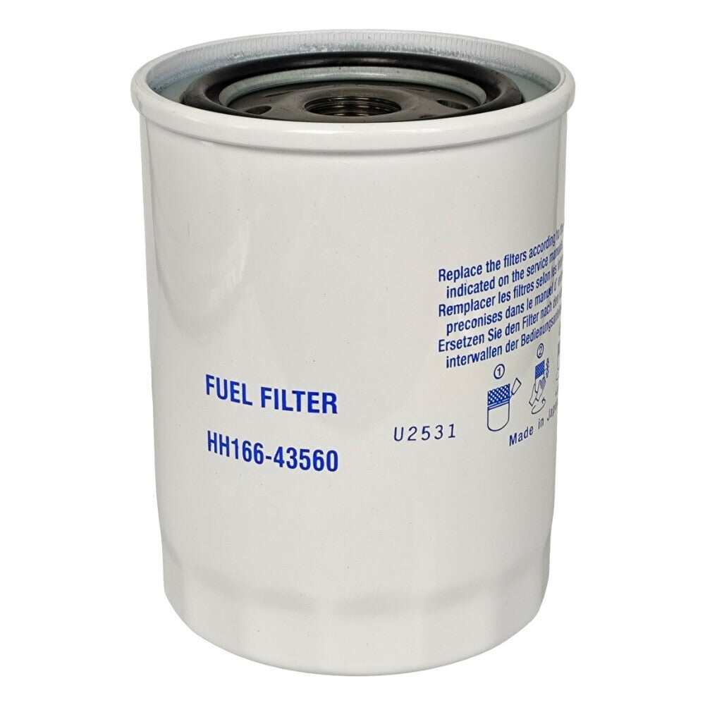 2X Fuel Filter 16631-43560 HH166-43560 for Kubota SVL M Series