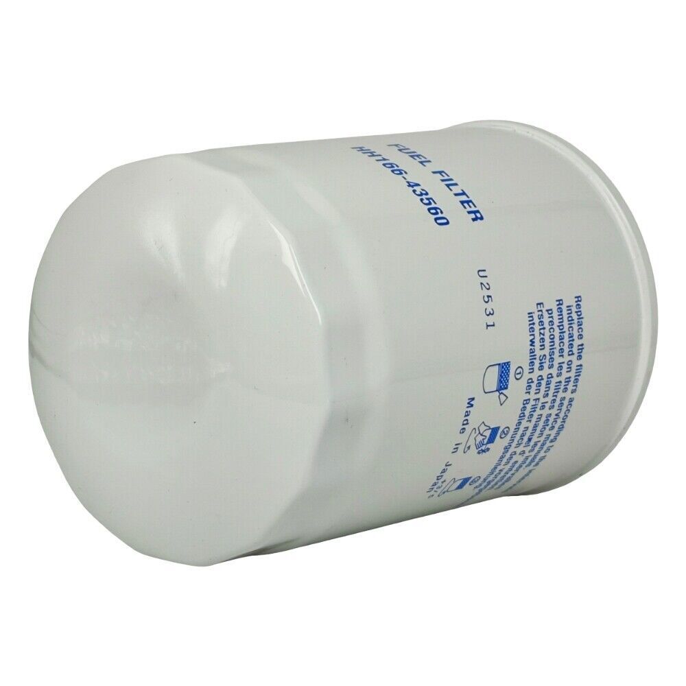 2X Fuel Filter 16631-43560 HH166-43560 for Kubota SVL M Series