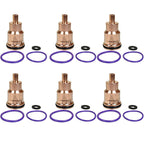 6X Injector Sleeve Cup Kit for Volvo Mack Truck D11 D12 D13 D16 Engine 21351717