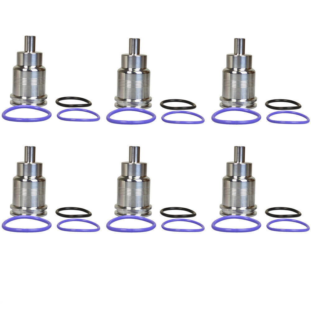 6X Fuel Injector Sleeve Cup Set 21515329 21401136 for MACK MP7 MP8 MP10