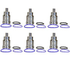 6X Fuel Injector Sleeve Cup Set 21515329 21401136 for MACK MP7 MP8 MP10